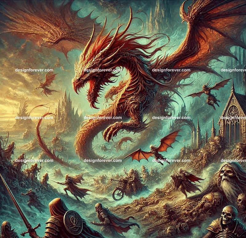 epic masterpiece of fantasy art